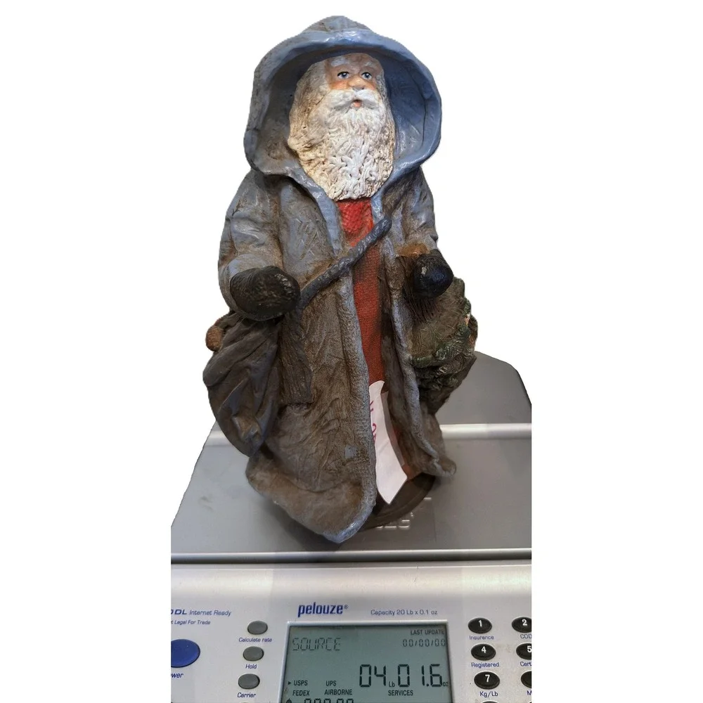 Vintage 1990 Andrea Sibert Krabbe Santa Claus Figurine Ltd Ed #229/1000 Signed
